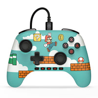 PowerA Advantage Wired Controller for Nintendo Switch 2 - Mario Time-On-board Audio Controls: Quickly adjust the volume of your headset, mute your mic and change the EQ mode for a more immersive gaming experience using the audio button on the back of the controller. EQ Modes: Standard, Bass Boost, Immersive