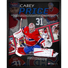 Frameworth Carey Price Montreal Canadiens Career Collage - Framed Print - 19" W x 23" H-Officially licensed by NHL and NHLPA featuring Carey Price - Vezina and Hart Trophy winner in 2015 and Olympic gold medalist with Team Canada