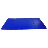 Soozier - Tapis De Gymnastique Pliant 4 pi L x 8 pi L x 2 po P - Tapis D’Exercice Avec Poignées Pour Yoga - Mma - Arts Martiaux-Tapis de roue idéal pour les exercices de culbutes, programmes d’entraînement, pilates, étirements, yoga, arts martiaux, gymnastique, activités en garderie, et plus encore    
