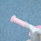 Qaba Toddler Balance Bike with Adjustable Seat - Pink-Silent tires, suitable for both indoor and outdoor use 