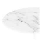 Plata Import 20.5 MDF Round Side Table - Marble-Versatile Design