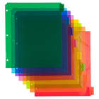 JAM Paper Index Tab Dividers - 8 Tabs-8-Tab Plastic Index Divider