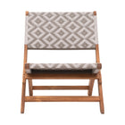 Zuo Tide Lounge Chair - Multicolor-Weather resistant solid acacia wood frame with synthetic rattan weave