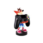 Exquisite Gaming Crash Bandicoot: Trilogy Cable Guy Original Controller & Phone Holder-Compatible with all PlayStation, Xbox, Switch & retro console controllers