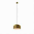 Modway Avenue 1-Light Pendant Light - Satin Brass-Round Ceiling Canopy