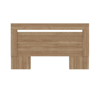 Nexera Malibu Headboard - Queen Size - Brown Oak-Modern style: Enhance your bedroom decor with a contemporary headboard with clean lines and a minimalist design