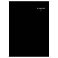 AT-A-GLANCE 2027 Premiere Monthly Planner - 11-7/8" H x 7-7/8" W - Black - Bilingual-14 months tabbed: December 2026 - January 2028