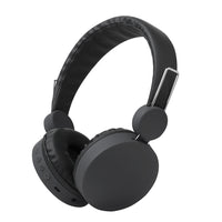 Basic Tech Bluetooth Over The Ear Kids Foldable Headphones - Charcoal-6 playback hours