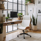 Zuo Flex High Back Office Chair - White-Dimensions: 29.5" L x 26.4" W x 46.1" H