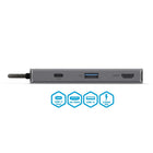 BlueDiamond Slim 3 in 1 USB-C Hub - 100 W PD-1 USB 3.0 Gen 1 port: provides up to 5Gbps of blazing-fast data transfer speeds