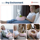 ShoppingAll 2-in-1 Tablet Holder with Detachable Plush Cushion for 4.7"-13" Phone/Tablet - Pink-Soft & Skin-Friendly Plush Pillow - Made from luxuriously soft fabric, the pillow stand offers a cloud-like feel while providing stable device support. The removable cover makes cleaning easy—just adjust the pillow shape after washing.