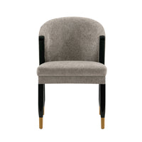 Manhattan Comfort Ola 21.46" Modern Chenille Upholstered Dining Chair - Stone-Modern Dining Chair for Dining Room and Task Chair Usage