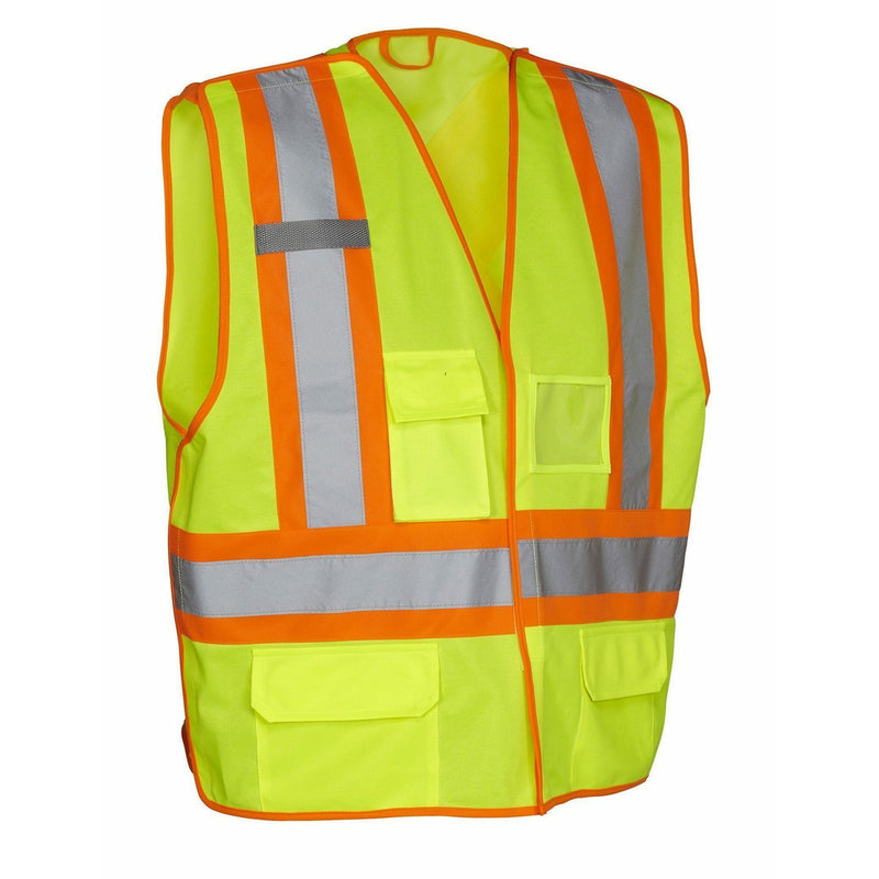 Forcefield Deluxe 5-Point Tear-Away Vest - Lime - Small / Medium
