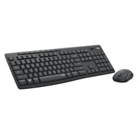 Logitech MK295 Silent Wireless Mouse and Keyboard - Graphite-Silent touch technology: Logitech MK295 is a wireless keyboard and mouse combo with advanced optical tracking. Get the same typing and clicking feel, with 90% less noise for improved focus