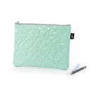 Hilroy Pencil Pouch - Hearts - Teal-Made with textured fabric, providing a stylish finish​