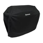 Kenmore 65" Gas Grill Cover - Black-Ventilation slots and closure strips help ensure that your grill cover stays on even in windy weather.