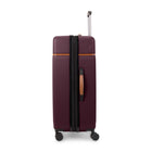 Bugatti Cannes Collection 30.50" Hardside Checked Spinner Luggage - Fig-Telescopic trolley handle with multi-stage locking heights
