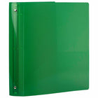 JAM Paper Plastic 3 Ring Binder, 1.5", Green, 2 Pack-Dimensions: 11.5 x 10.5 x 1.5