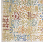 Modway Solimar Distressed Southwestern Aztec Area Rug - 4 ft W x 6 ft L - Multicolored-100% Soft cross-woven polyester