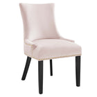 Modway Marquis Performance Velvet Dining Chairs - Pink - 2 Pack-Stain-Resistant Performance Velvet