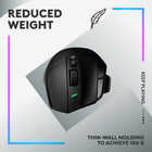 Logitech G502 X PLUS LIGHTSPEED Wireless RGB Gaming Mouse - Black-Powerplay compatible: G502 X LIGHTSPEED computer mouse stays charged, at rest and at play, with our unique wireless charging solution (sold separately)