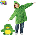 Huggle Pets Dinosaur Animal Hoodie Sweatshirt and Plush Toy-Made of Ultra Soft And Super Warm Material