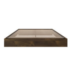 Nexera Platform Bed Frame - Queen Size - Truffle-Designed and made in Canada with CARB II/FSC Certified particle board and MDF materials.  Ships in 24-48H from order date. Assembly required