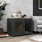 PawHut 37" L Pet Crate End Table with Water-Resistant Cushion and Double-Door - Black-Strong load-bearing on top for heavy-duty structural support 