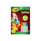 Crayola Colouring & Activity Book - Pokemon-Includes 32 page colouring & activity pad & 7 washable mini markers