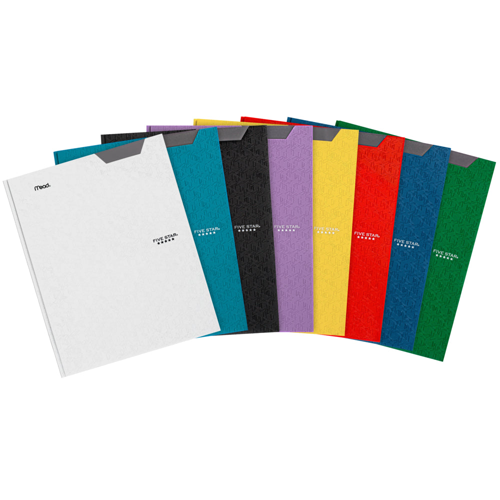 Five Star Advance Portfolio Stay-Put Folder - Assorted Colours