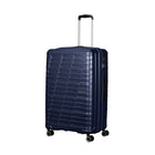 American Tourister Surftime Spinner - Large - Metallic Blue-Divider panel and cross-straps help secure your belongings.