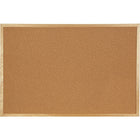 Staples Economy Bulletin Board with Oak Frame - 24" x 36"-Durable construction provides long-lasting use