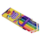 Cra-Z-Art Erasable Coloured Pencils - Assorted Colours - Set of 24-Ages 3 and up