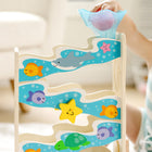 Melissa & Doug Rollables Wooden Ocean Slide Infant and Toddler Toy - 5 Pieces-6