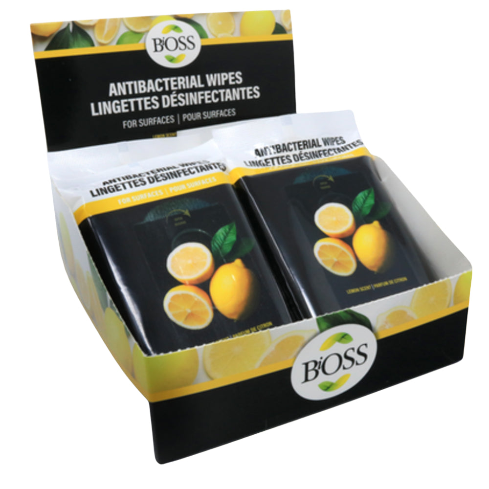 BiOSS Antibacterial Surface Wipes - 10 Pack | staples.ca