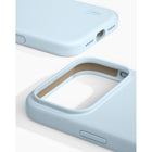 Ideal of Sweden Silicone MagSafe Case for iPhone 17 Pro - Light Blue-Raised edges to protect camera & screen