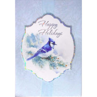 Rosedale Gold 5-1/2" x 8" Christmas Greeting Cards/Envelopes - 6 Pack-Card shop quality greeting cards