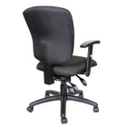 TygerClaw Fabric Back Office Chair, (TYFC2312)-Black superior armrest for arm positioning