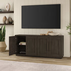 Hudson&Canal Tillman 68" Rectangular Buffet Table - Alder Brown-Features easy assembly