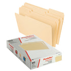 Pendaflex 1/3 Cut Manila File Folders - Legal Size - 100 Pack-Legal Size