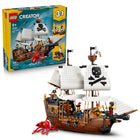LEGO Creator Iconic Pirate Ship-Give kids ages 9+ 3 pirate toy building options with this Creator 3 in 1 set