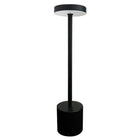 Xtricity Skylar Portable LED Touch Table Lamp - Black-Metal and acrylic lamp body for durability and modern style