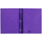 Staples 3-Prong Fastener Poly Report Cover - Purple-Sheet Capacity: 80