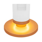 Seville Classics UltraSlimLine Oscillating Tower Fan with Light - White-Widespread Oscillation for even air distribution