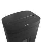 Staples 10-Sheet Micro-Cut Personal Shredder-Includes essential safety features like Auto Start/Stop, auto Reverse, Overload Protection, blue ready indicator, bin full flashing red, no overload indicator