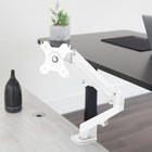 MotionGrey Single Monitor Arm Stand - VESA Desk Mount for Up to 28" Screens - White-7