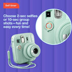 Fujifilm Instax Mini 13 Instant Camera - Clay White-2 and 10 second self-timer