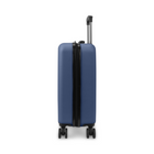 Bugatti Bordeaux Hardside Carry-On Luggage - 21.5" - Navy-Lined interior with dividing panel, practical pockets, and tightening straps to keep content organized and in place