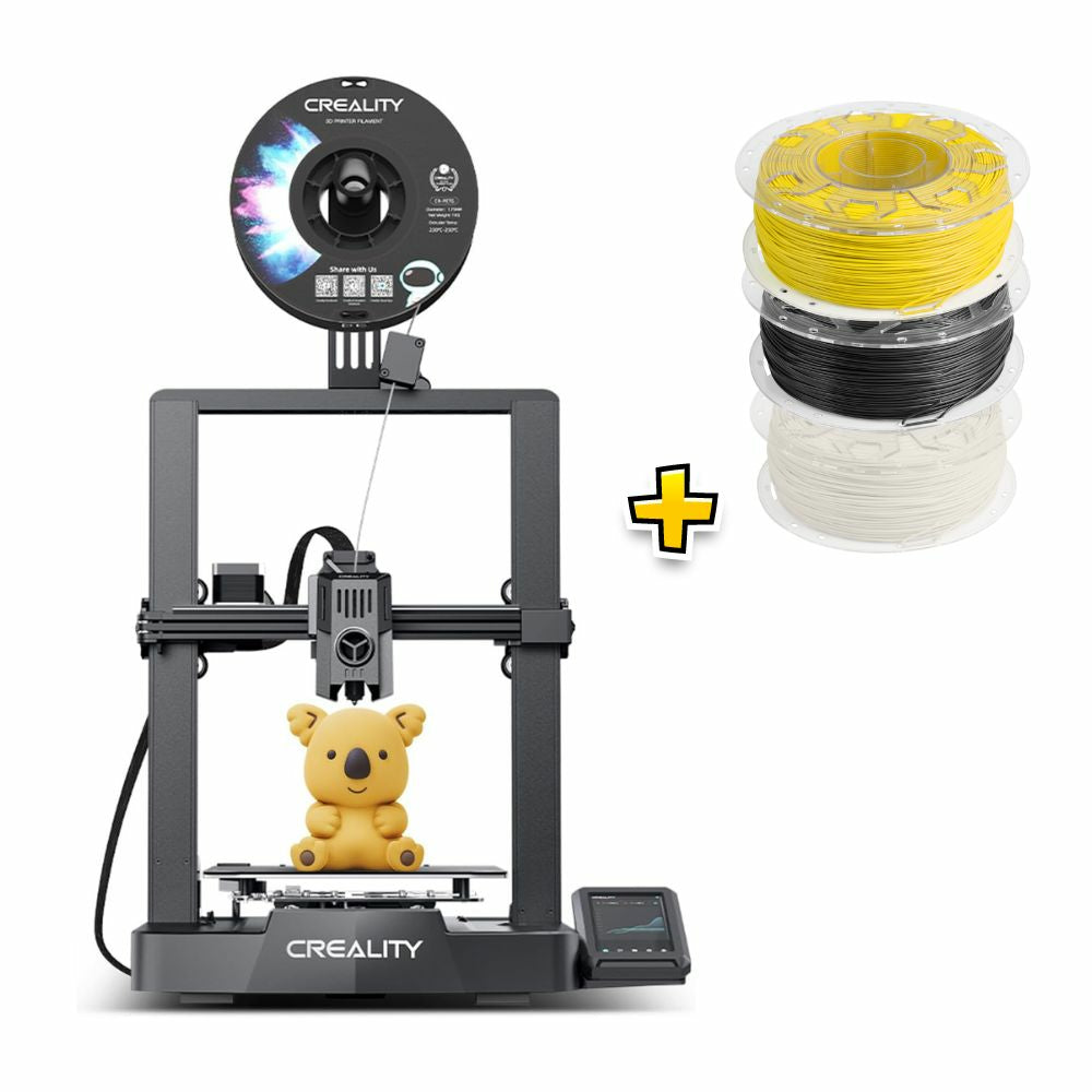Creality Ender-3 V3 KE with 3-Piece Standard PLA Filament Bundle