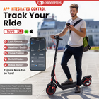 Gyrocopters Flash 6.0 Electric Scooter for Adults & Teens - Speed 30 kmph - Range 30 km - 350 W-Black-Crafted for durability and ease of use, the Flash 6.0 supports a maximum load capacity of 265 lb (120 kg)